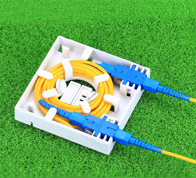 FTTH Fiber Faceplate Wall Mount SC LC Port connected- Free Sample