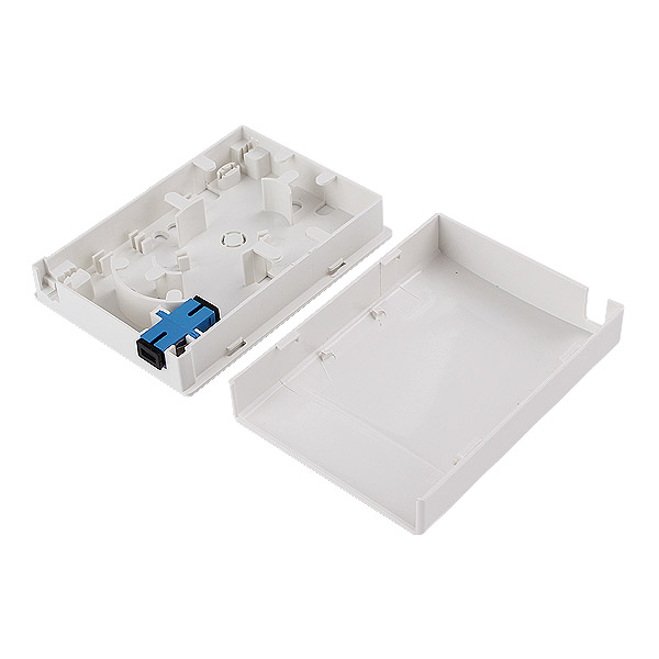 Fiber Socket Panel SC LC Wall Mount Outlet Faceplate Socket Panel for Indoor Use