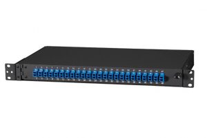 48 Ports LC Fiber Patch Panel 1U Height 19" Standard Rack Mounted